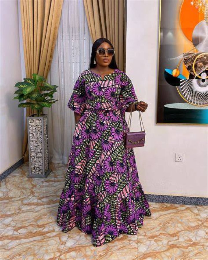 Bubu Ankara Gowns Styles/Designs For Elegant Ladies fashionist now