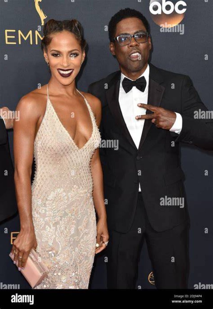 Chris Rock and Megalyn Echikunwoke at the 68th Emmy Awards on September 18, 2016 | Source: Getty Images