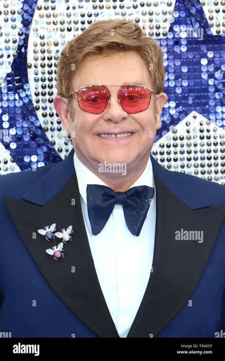 Elton John at Leicester Square on July 14, 2019 in London, England | Photo: Getty Images
