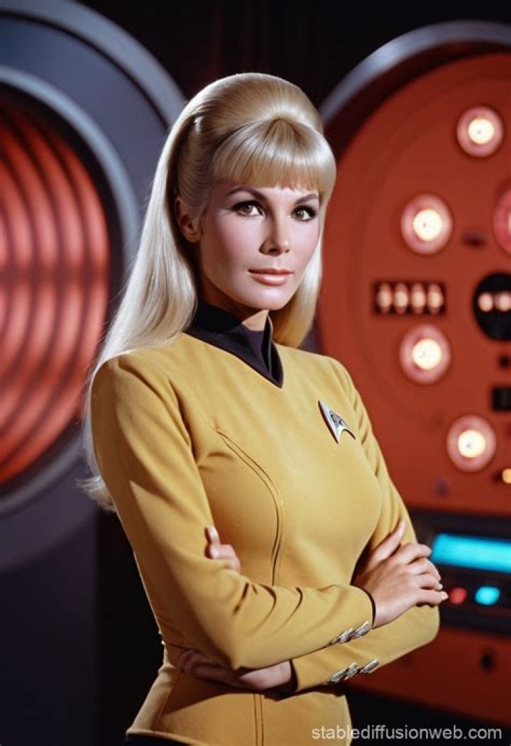 Grace Lee Whitney, who played Janice Rand in the original "Star Trek" television series and films, and actor Robert Walker Jr, who played the character Charlie Evans pose at the Star Trek convention at the Las Vegas Hilton August 11, 2005, in Las Vegas, Nevada | Photo: Ethan Miller/Getty Images
