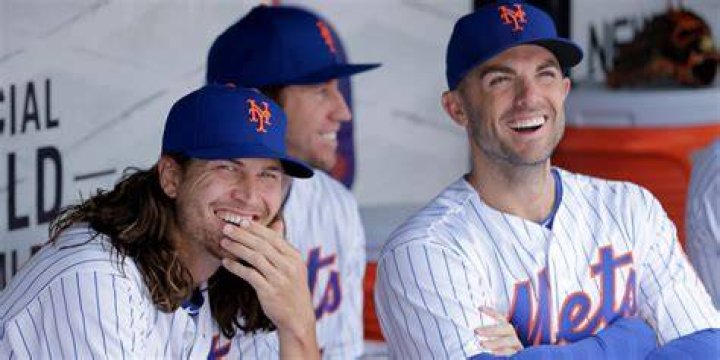 Jacob deGrom, David Wright, Steven Matz and Michael Conforto attend Private Dinner Honoring David Wright at TAO Downtown in New York City on September 30, 2018. | Source: Getty Images