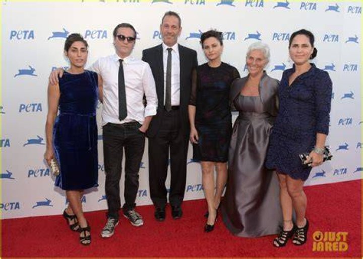 Joaquin Phoenix with the Humanitarian Award on behalf of Casey Affleck during PETA's 15th Anniversary Gala and Humanitarian Awards at Paramount Studios on September 10, 2005 in Hollywood, California. | Source: Getty Images