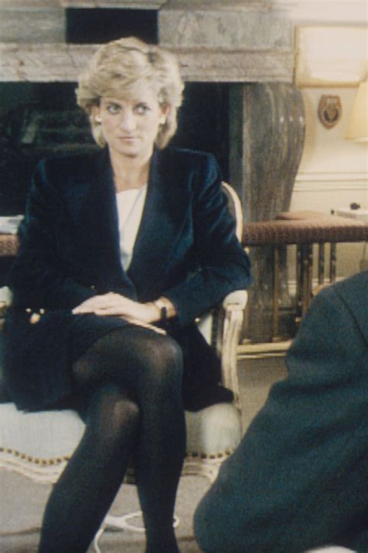 (L) Princess Diana pictured sitting on the steps of Highgrove House. (M) An aerial view of Althorp located on the Harlestone Road in Northampton. (R) Family album picture of Lady Diana Spencer in Cadogan Place Gardens, London, in 1968. / Source: Getty Images