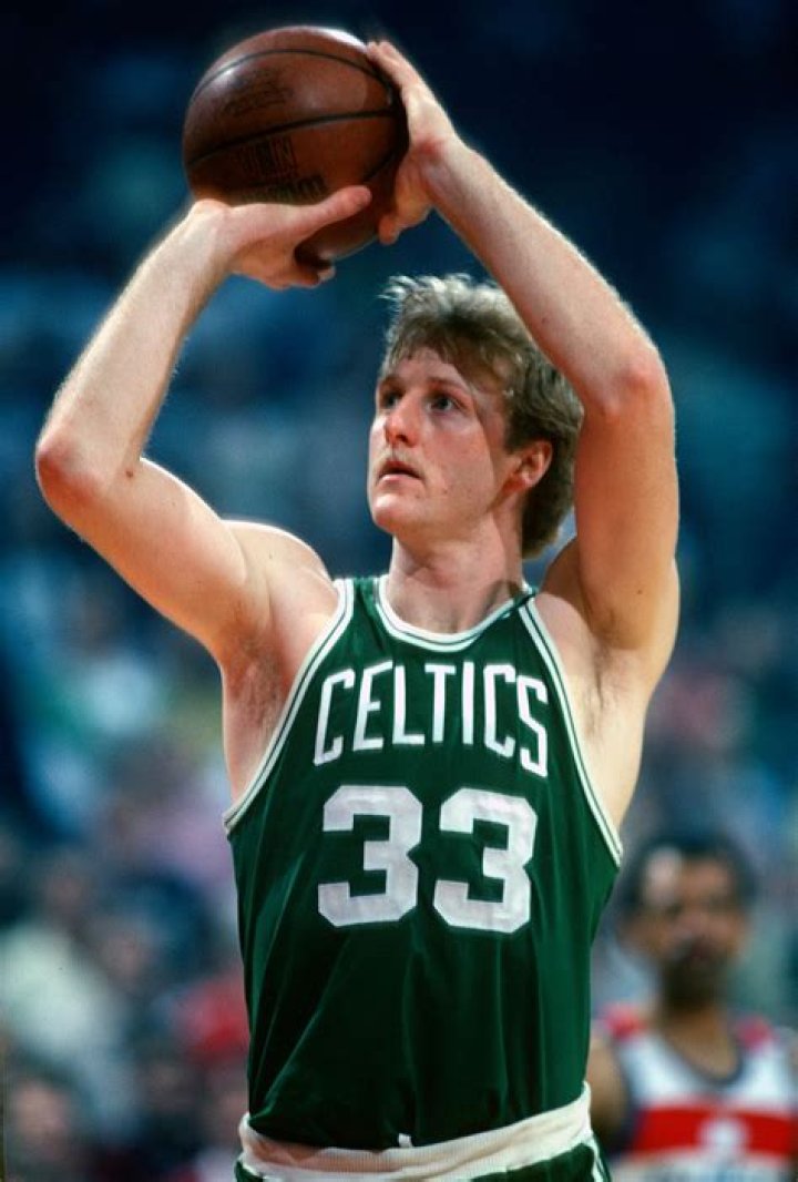 Larry Bird at a Boston Celtics game against the Houston Rockets circra 1981 at The Summit in Houston, Texas | Source: Getty Images