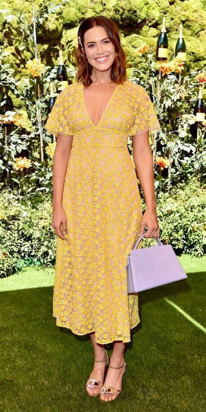 Mandy Moore In SeeThrough Yellow Skirt at Emmy Awards Go Fug Yourself Go Fug Yourself