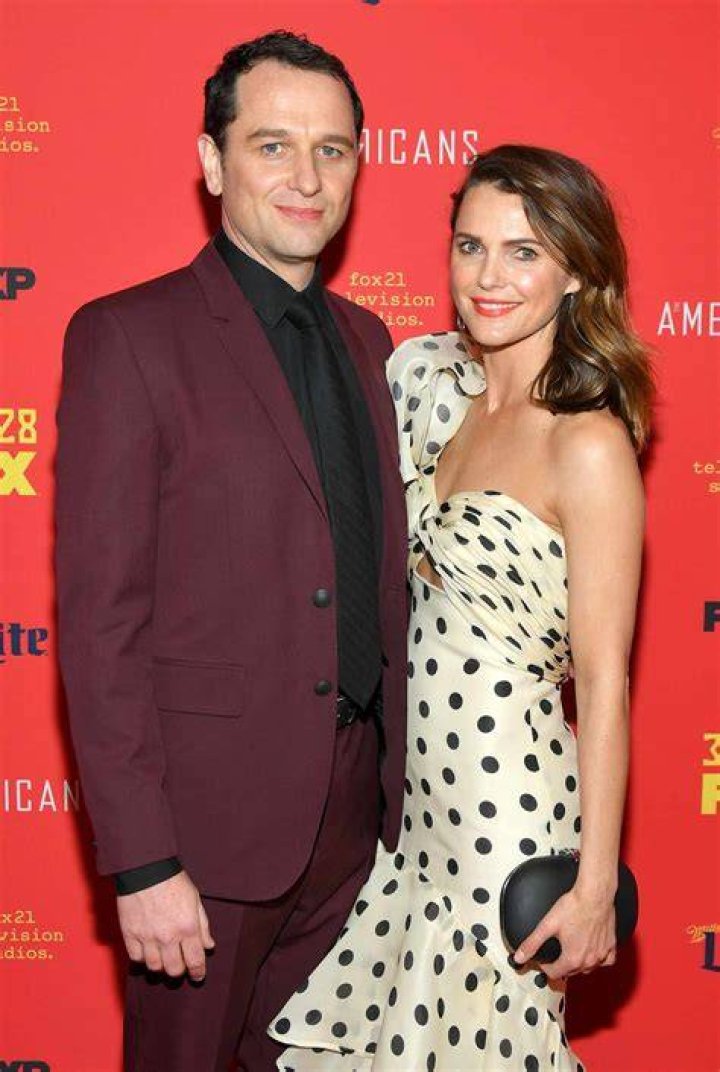 Matthew Rhys and Keri Russell at the 2018 Winter TCA Tour in 2018 in Pasadena, California | Source: Getty Images