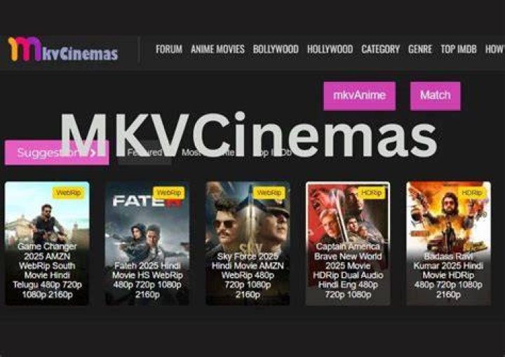 MkvCinemas 2020 MkvCinemas Illegal HD Bollywood Movies Download,