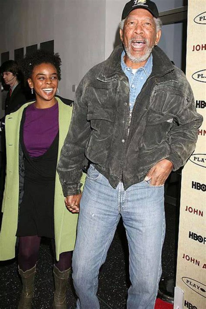 Morgan Freeman and granddaughter E'Dena Hines in New York in 2008 | Source: Getty Images