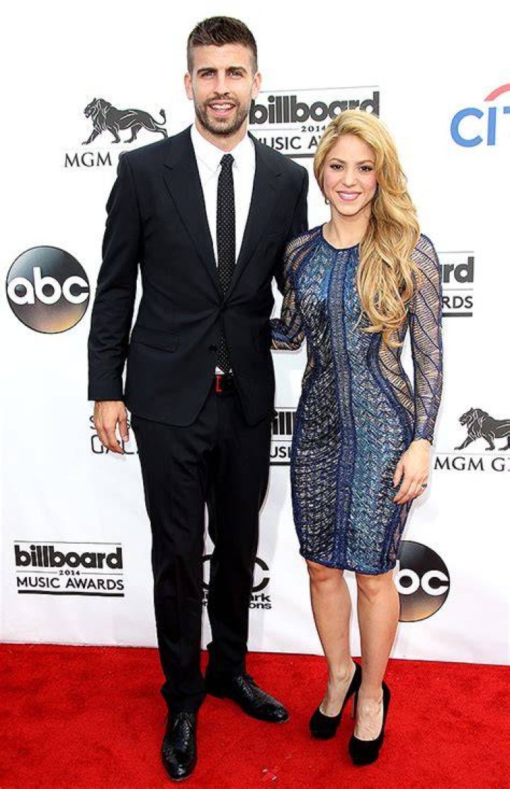 Shakira and Pique with their two sons Milan and Sasha. I Image: Getty Images.