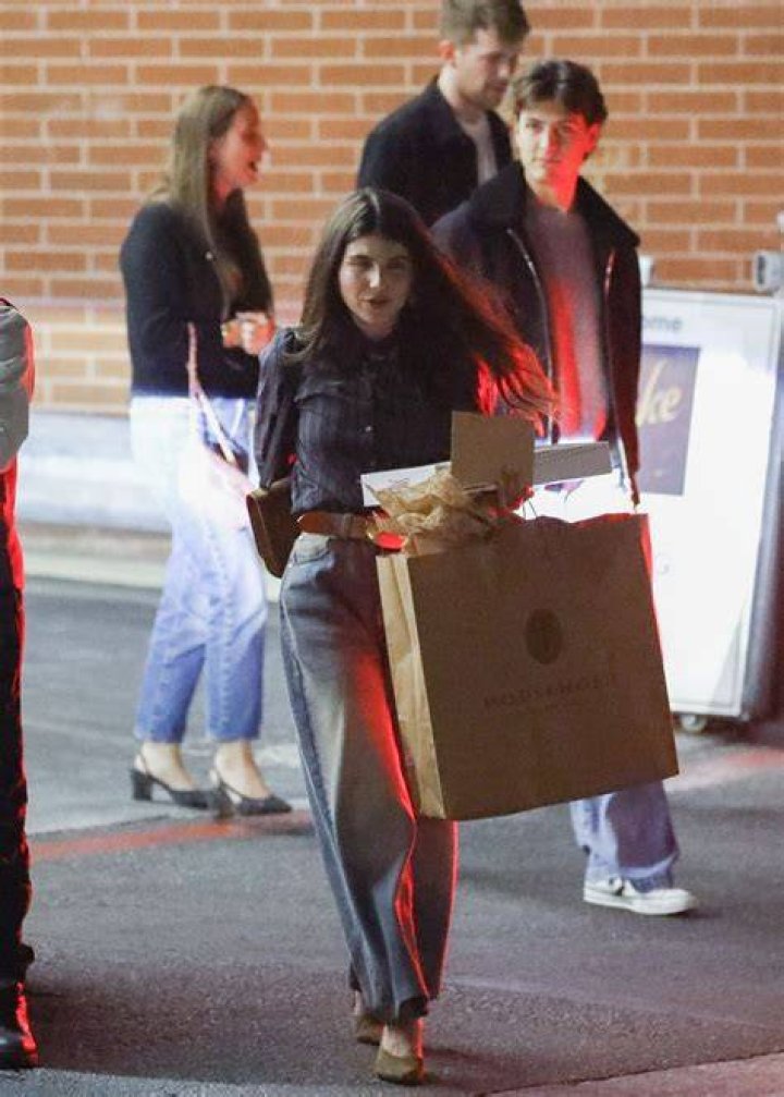 She was seen leaving her modest $1.5million home in Highland Park on Monday