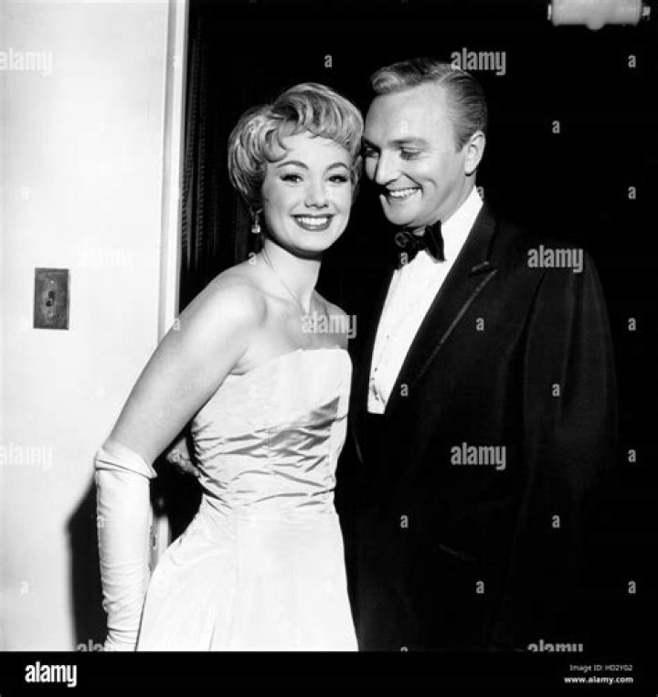 Shirley Jones and Jack Cassidy during "A Musical Tribute to Stephen Sondheim" at Shubert Theater in New York City | Source: Getty Images